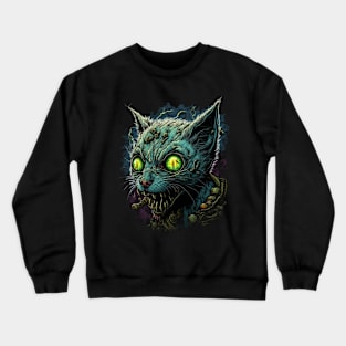 Evil Kitty Creation Crewneck Sweatshirt